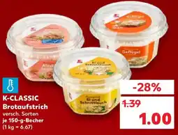 Kaufland K-CLASSIC Brotaufstrich Angebot