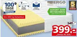 Segmüller Ergo Dream Kaltschaummatratze Senso KS XXL Angebot