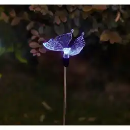 toom Baumarkt LED-Solarspieß Schmetterling Angebot