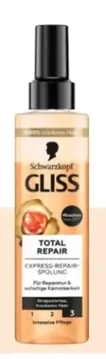 Rossmann Schwarzkopf Gliss Kur Express-Repair-Spülung Angebot