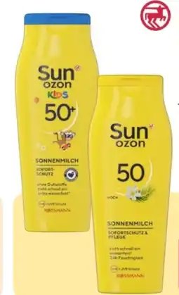 Rossmann Sunozon Sonnenmilch LSF 50 Angebot