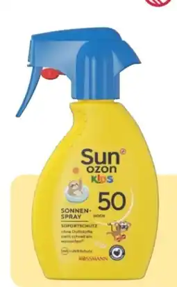 Rossmann Sunozon Kids Sonnenspray LSF 50 Angebot