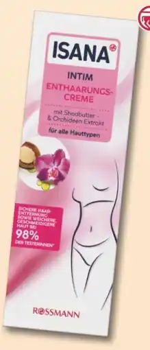 Rossmann Isana Intimpflege Enthaarungscreme Angebot