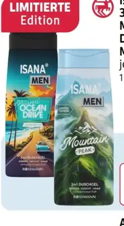 Rossmann Isana men Duschgel Angebot