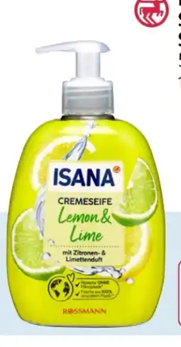 Rossmann Isana Seife im Spender Angebot