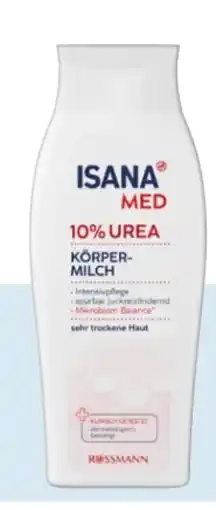 Rossmann Isana Med Körpermilch 10% Urea Angebot
