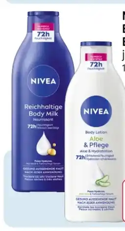 Rossmann Nivea Body Milk Angebot
