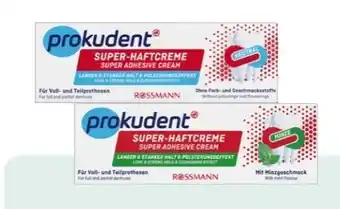 Rossmann Prokudent Super-Haftcreme Neutral Angebot