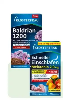 Rossmann Klosterfrau Baldrian 1200 Angebot