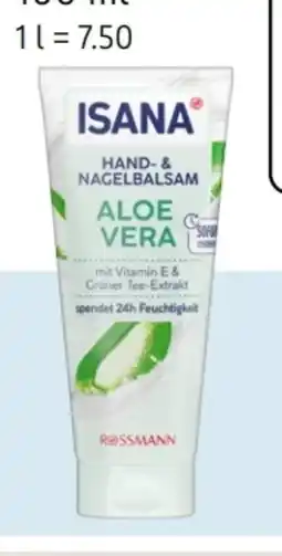 Rossmann Isana Hand-Nagelbalsam Aloe Vera Angebot