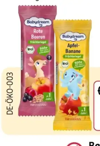 Rossmann Babydream Bio Früchteriegel Angebot