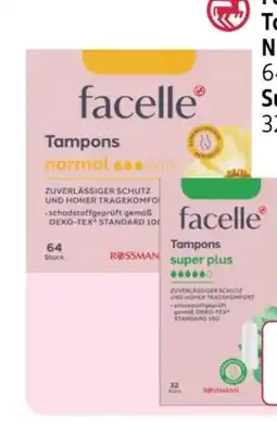 Rossmann Facelle Tampons Normal Angebot