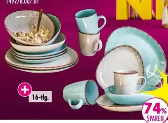Möbel Boss Kombigeschirr Naturlook 16-tlg Angebot