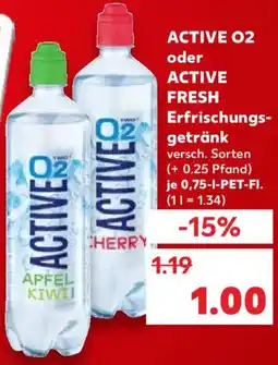 Kaufland ACTIVE 02 oder ACTIVE FRESH Erfrischungsgetränk Angebot