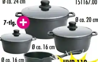 Möbel Boss Kochtopfset 7 tig Angebot