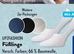 Aldi Süd Up2Fashion Damen Füßlinge 2 Paar Angebot