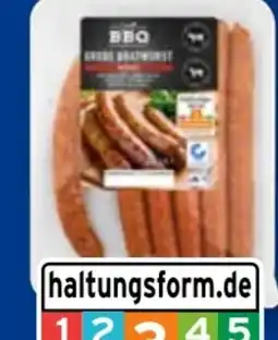 Aldi Süd BBQ Grobe Bratwurst Merguez Angebot