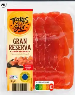 Aldi Süd Tesoros del Sur Serrano-Schinkenspezialität Angebot