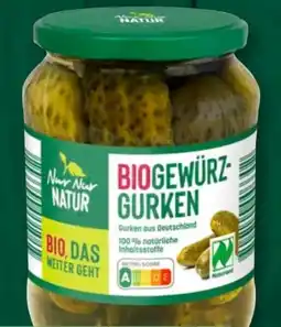 Aldi Süd Nur Natur Bio-Gewürzgurken Angebot
