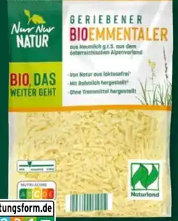 Aldi Süd Nur Natur Bio-Reibekäse Angebot