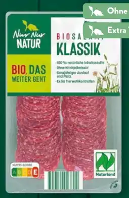 Aldi Süd Nur Natur Bio-Salami Angebot