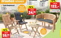 Thomas Philipps Teak-klappsessel Angebot