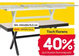 Rusta Tisch floren Angebot