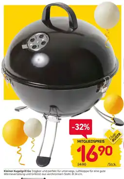Rusta Kleiner kugelgrill go Angebot