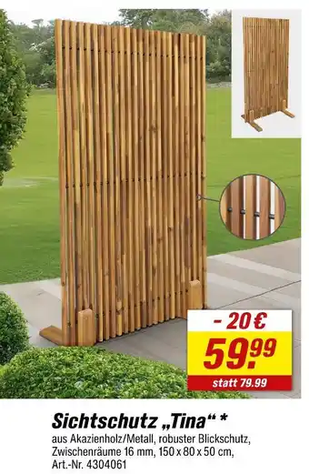 toom Baumarkt Sichtschutz 'tina' Angebot