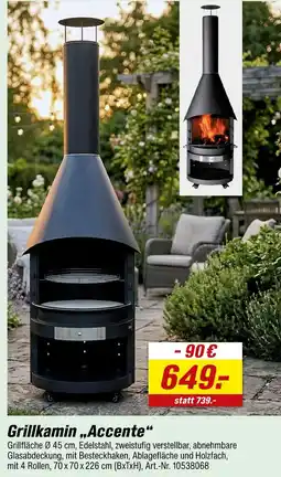 toom Baumarkt Grillkamin accente Angebot