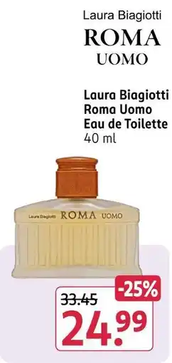 Rossmann Laura biagiotti roma uomo eau de toilette Angebot