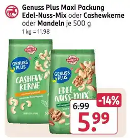 Rossmann Genuss plus edel-nuss-mix Angebot