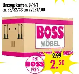 Möbel Boss Umzugskarton Angebot