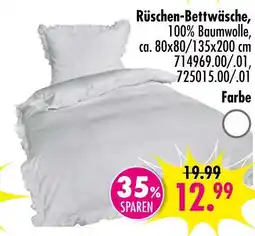 Möbel Boss Rüschen-bettwäsche Angebot