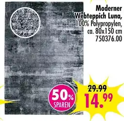 Möbel Boss Moderner webteppich luna Angebot