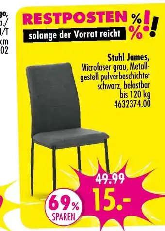 Möbel Boss Stuhl james Angebot