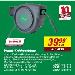 toom Baumarkt Toom wand-schlauchbox s Angebot