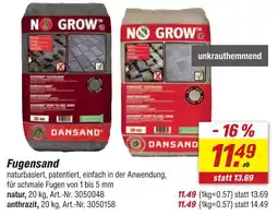 toom Baumarkt Dansand no grow fugensand Angebot