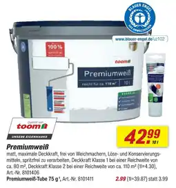 toom Baumarkt Toom premiumweiß Angebot