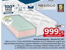 Segmüller Ergo dream kaltschaummatratze messina ecs 300 Angebot