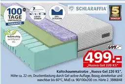 Segmüller Schlaraffia kaltschaummatratze nuova gel 220 ks Angebot