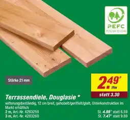 toom Baumarkt Terrassendiele, douglasie Angebot