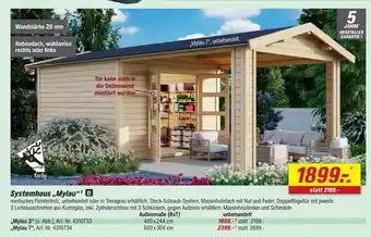 toom Baumarkt Karibu systemhaus mylau 3 Angebot