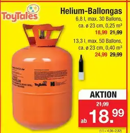 Zimmermann Toytales helium-ballongas Angebot