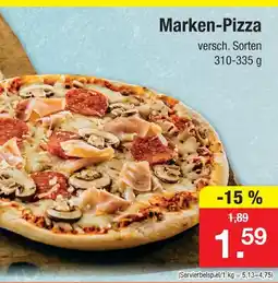 Zimmermann Marken-pizza Angebot