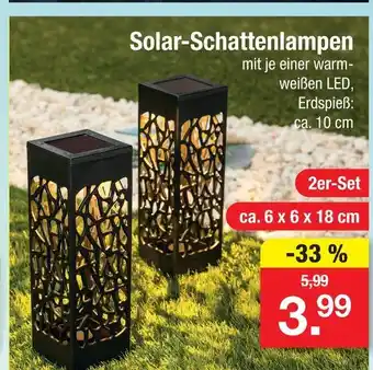 Zimmermann Solar-schattenlampen Angebot