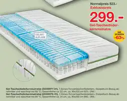 Möbelzentrum Pforzheim Valnatura gel-taschenfederkernmatratze Angebot