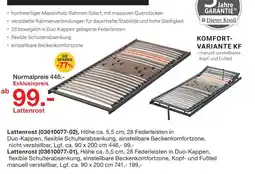 Möbelzentrum Pforzheim Dieter knoll lattenrost Angebot