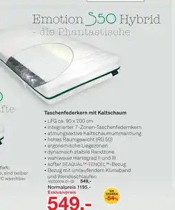 Möbelzentrum Pforzheim Novel taschenfederkern mit kaltschaum Angebot
