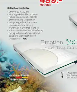 Möbelzentrum Pforzheim Novel kaltschaummatratze Angebot